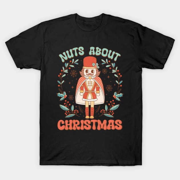 Nuts About Christmas T-Shirt by MZeeDesigns